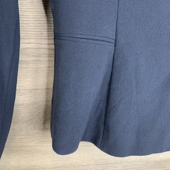 Giorgio Armani Borgo 21 Black Jacket Sz 46 w/Hood 6 Snap Closure 8 Panel - Picture 4 of 13